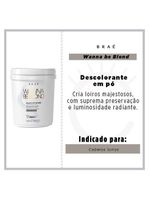 Descolorante em pó braé wanna be blond