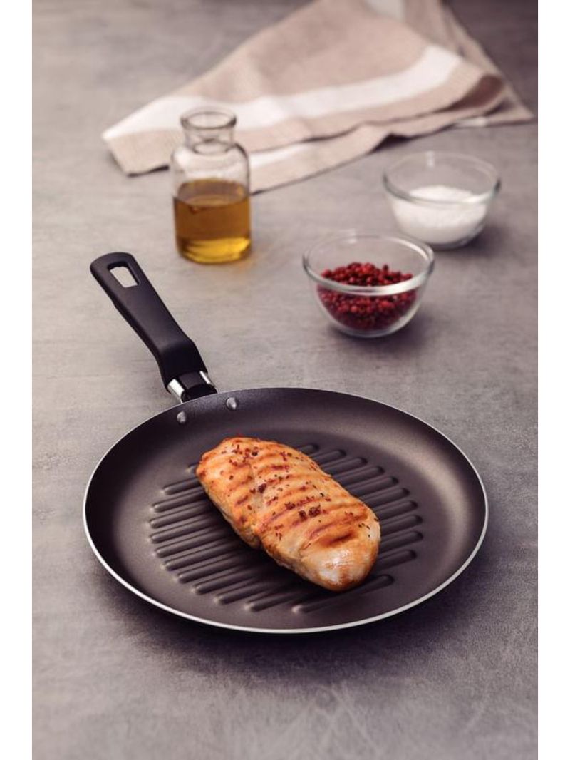 Bistequeira alumínio 22cm loreto grafite tramontina