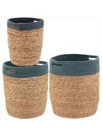 Cesta fibra natural 3 peças empul - nh