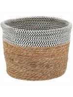 Cesta fibra natural 3 peças kigali