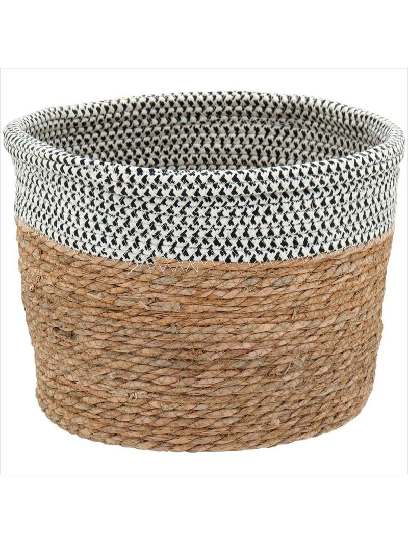 Cesta fibra natural 3 peças kigali