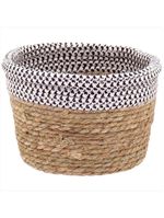 Cesta fibra natural 3 peças kigali