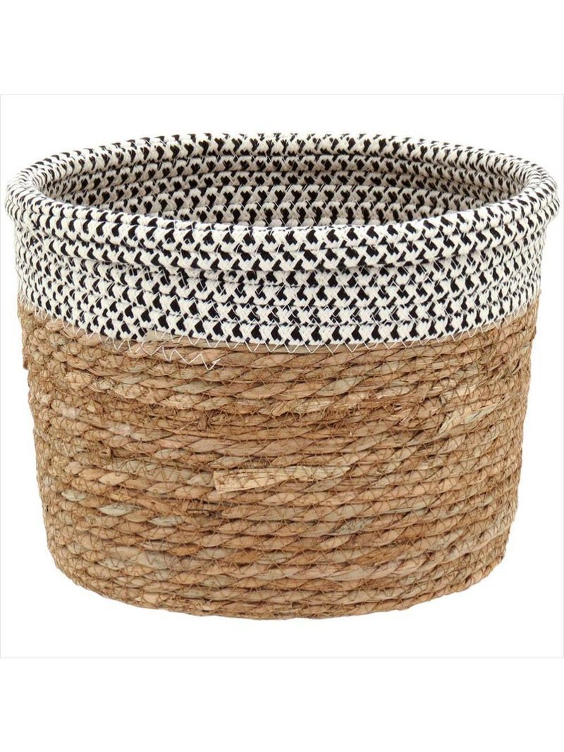 Cesta fibra natural 3 peças kigali