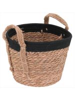 Cesta fibra natural 3 peças kigali - nh