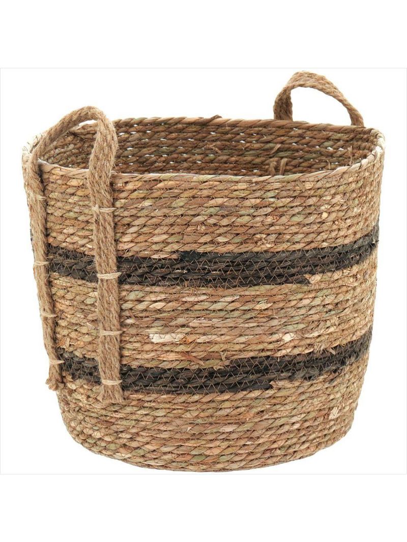 Cesta fibra natural 3 peças buana