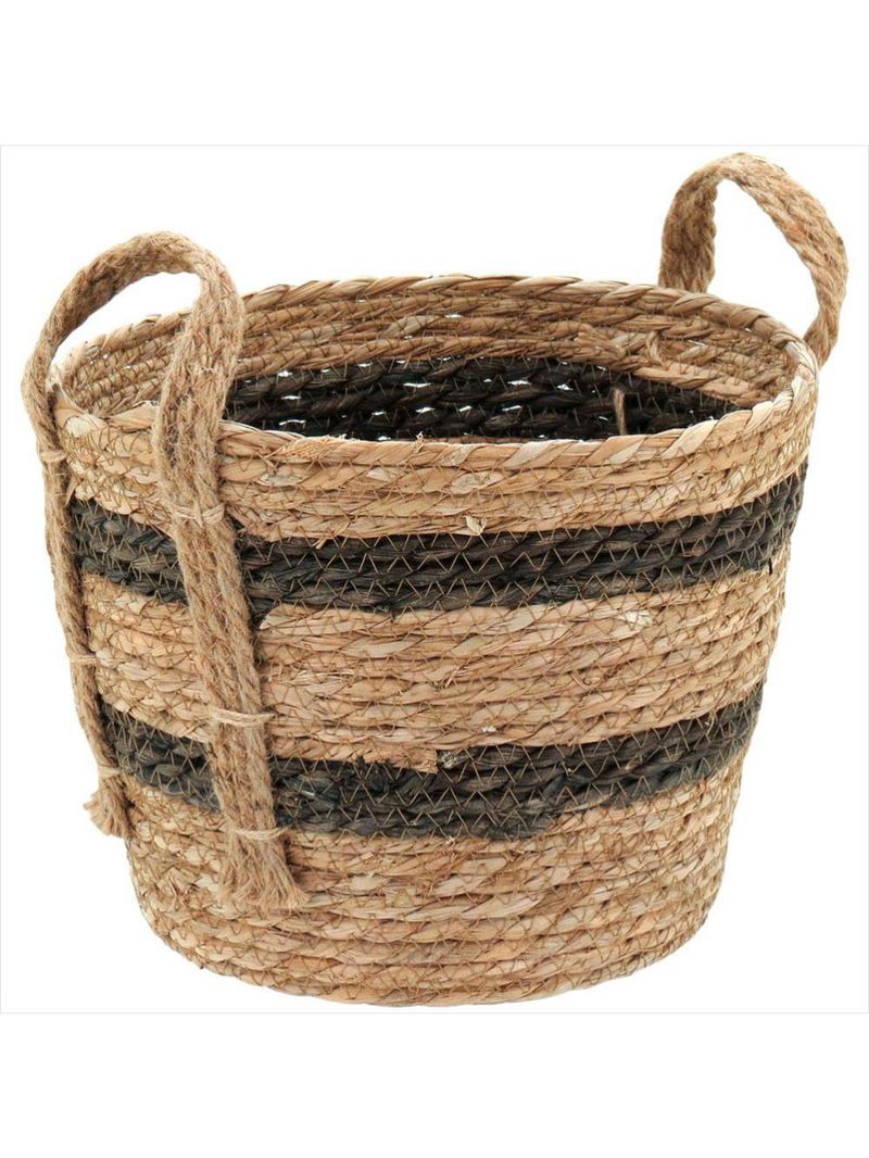 Cesta fibra natural 3 peças buana