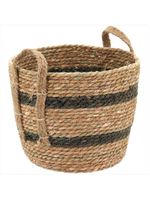 Cesta fibra natural 3 peças buana