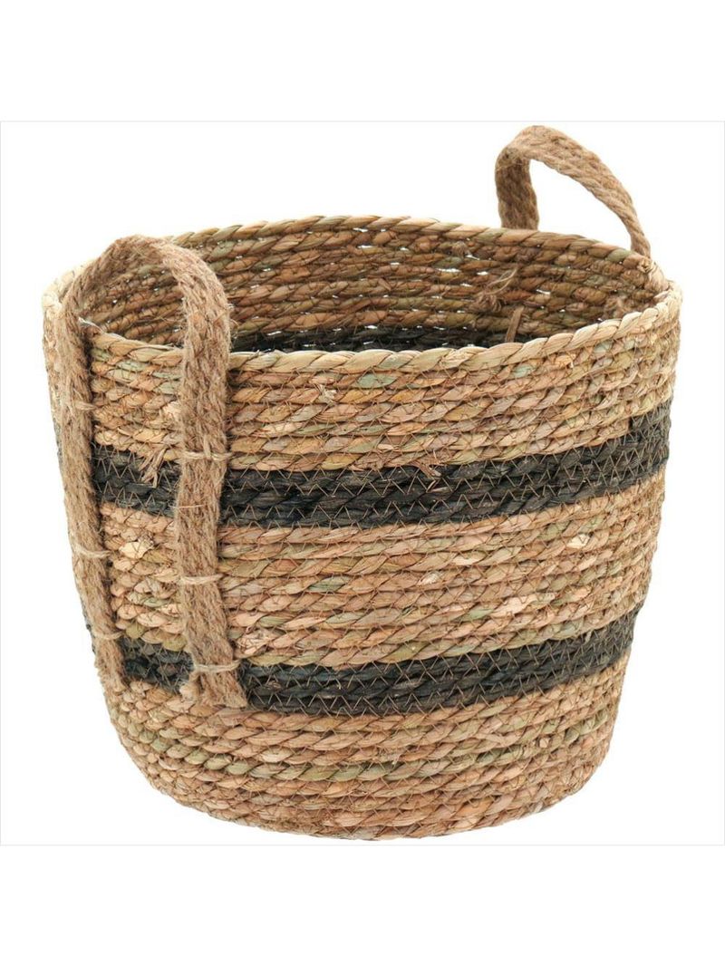 Cesta fibra natural 3 peças buana