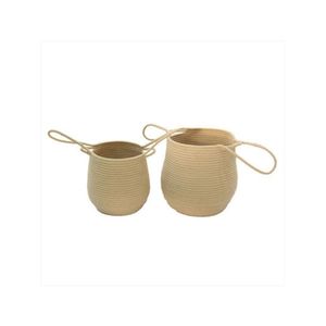 Cesta tecido chartier natural 2 peças - nh