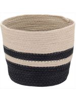 Cesta fibra preto 3 peças jibaran - gs