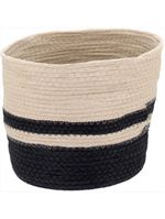 Cesta fibra preto 3 peças jibaran - gs