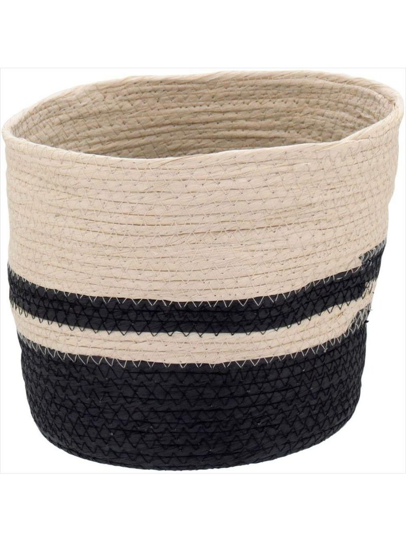 Cesta fibra preto 3 peças jibaran - gs