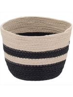 Cesta fibra preto 3 peças jibaran - gs