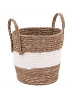 Cesta fibra branco 3 peças zagora - gs