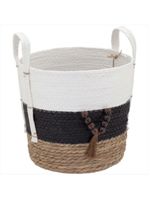 Cesta fibra color 3 peças abigail - gs