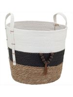 Cesta fibra color 3 peças abigail - gs