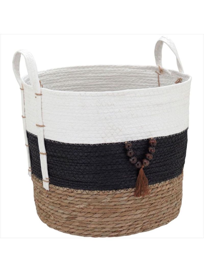 Cesta fibra color 3 peças abigail - gs