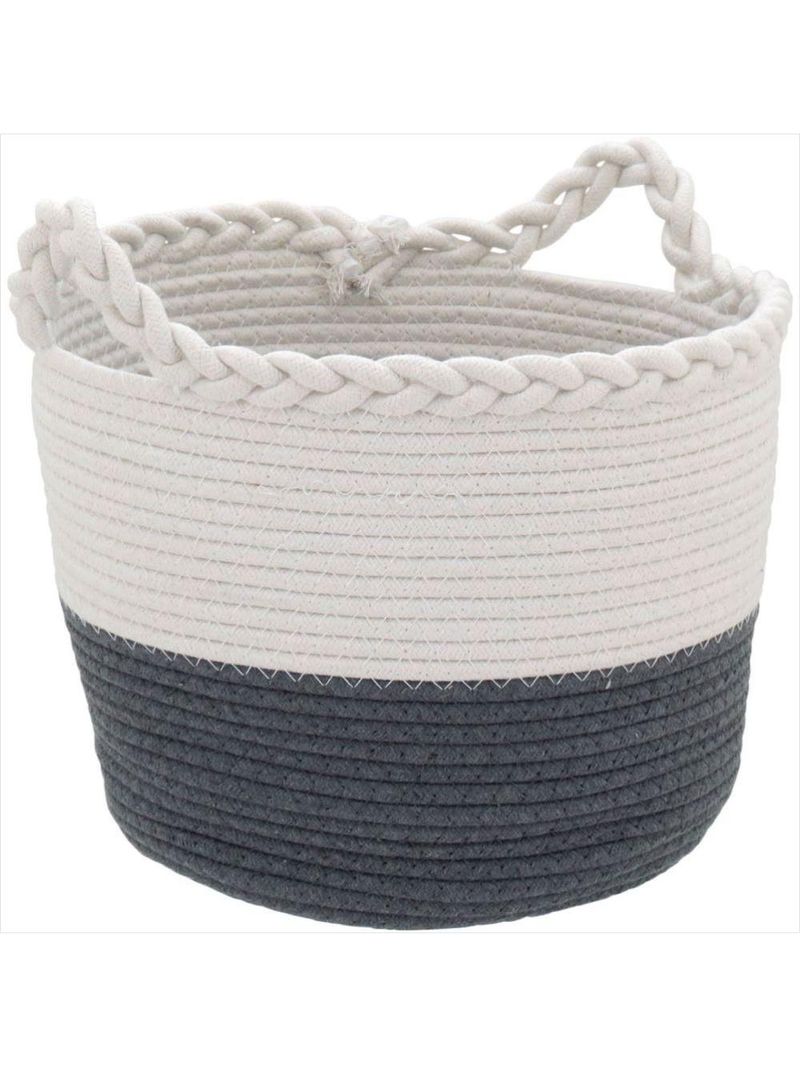 Cesta tecido cinza 3 peças caterrine - gs