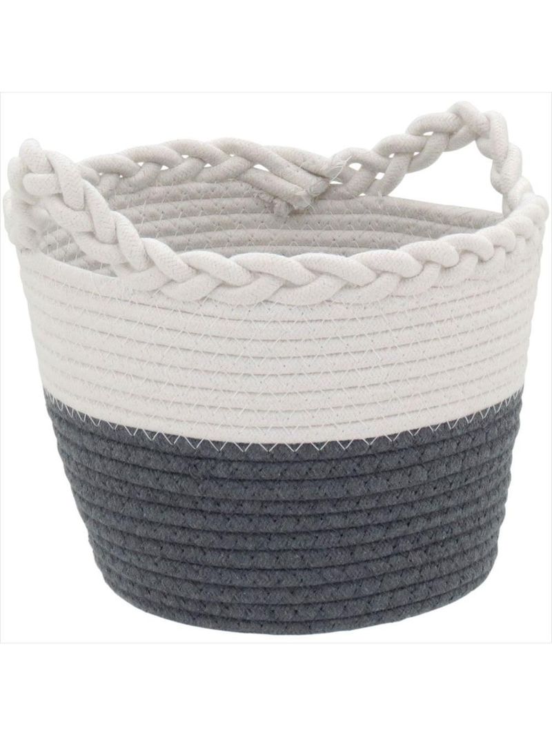 Cesta tecido cinza 3 peças caterrine - gs