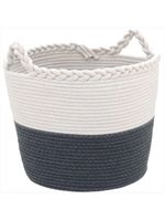 Cesta tecido cinza 3 peças caterrine - gs