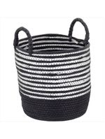 Cesta fibra preto 3 peças sawalli