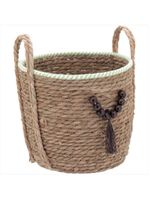 Cesta fibra verde 3 peças - abigail - gs