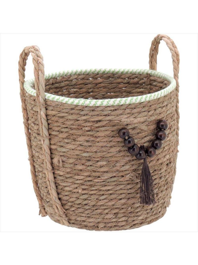 Cesta fibra verde 3 peças - abigail - gs