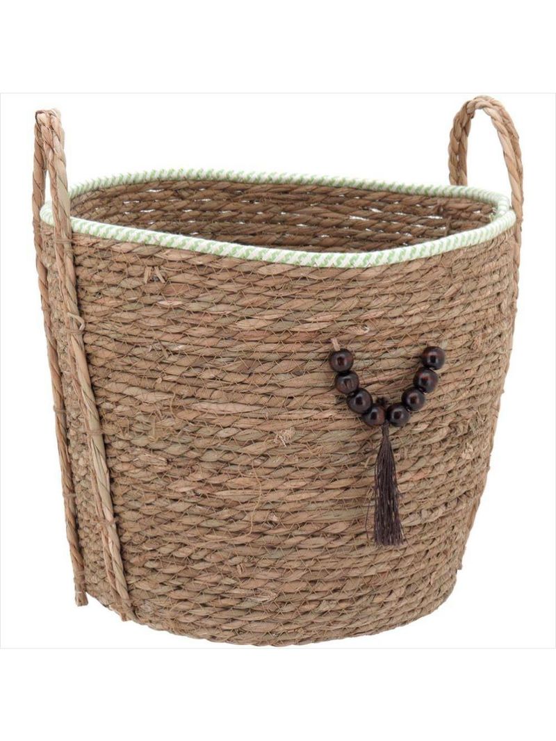 Cesta fibra verde 3 peças - abigail - gs