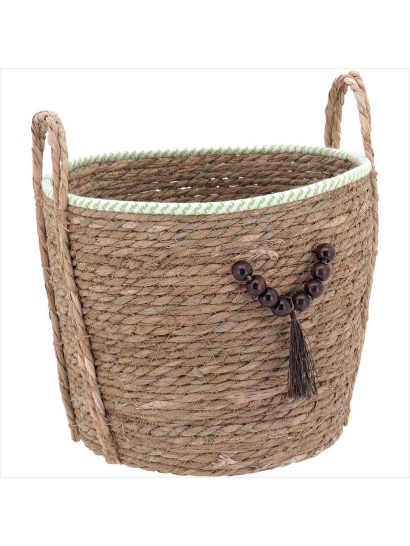 Cesta fibra verde 3 peças - abigail - gs