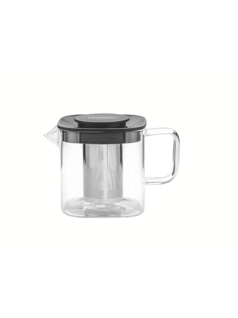 Bule quadrado vidro c/infusor 0,6l tramontina