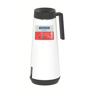Bule térmico tramontina em aço inox branco 1l