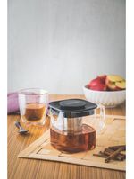 Bule quadrado vidro c/infusor 0,6l tramontina