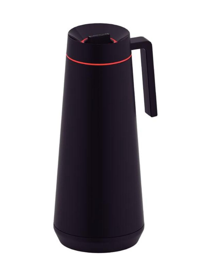 Bule térmico tramontina exata em aço inox preto 1l