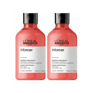 L’oréal professionnel inforcer shampoo anti-quebra kit com 2 unidades