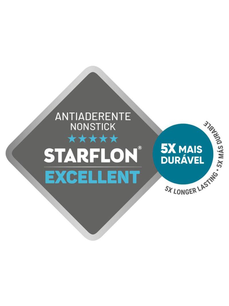 Caçarola tramontina sicília em antiaderente vermelho 24cm 4,3l