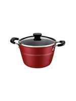 Caldeirão alumínio 24cm sicilia vermelho tramontina