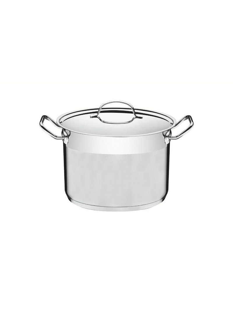 Caldeirão tramontina professional inox fundo triplo com tampa 24cm 7,8l