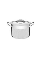 Caldeirão tramontina professional inox fundo triplo com tampa 24cm 7,8l