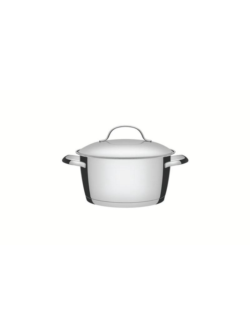 Caçarola funda tramontina allegra inox fundo triplo 16cm 1,5l