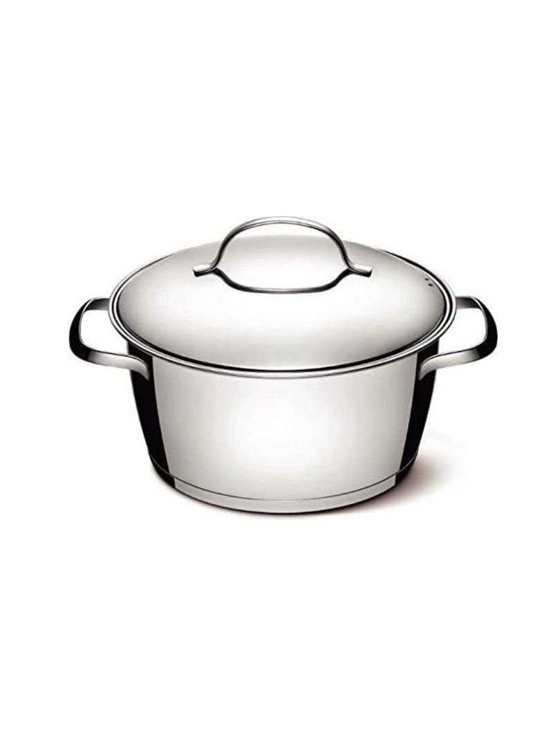 Caçarola funda tramontina allegra inox fundo triplo 16cm 1,5l