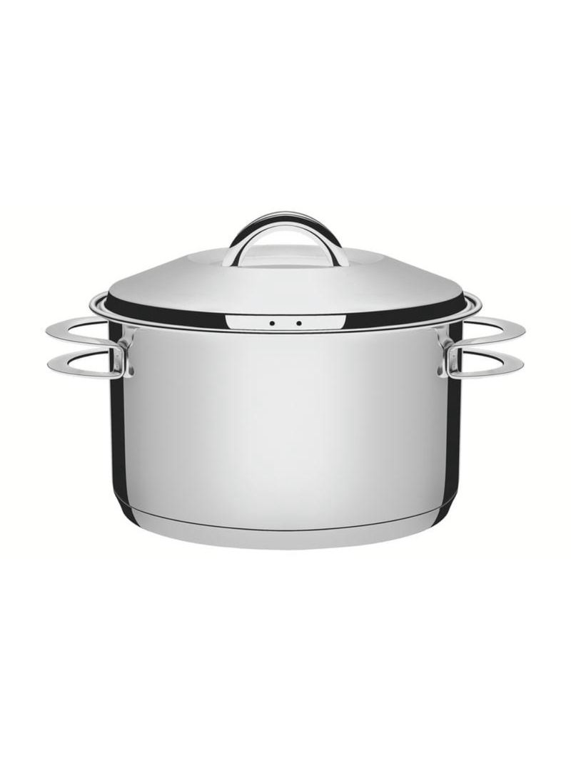 Caçarola tramontina solar funda inox com tampa 28cm 8,4l