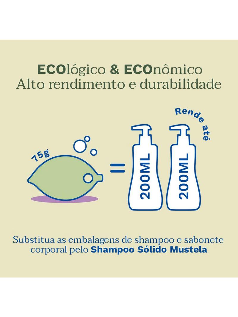Mustela shampoo sólido