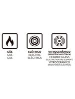 Caçarola tramontina turim antiaderente chumbo 22cm 3,7l