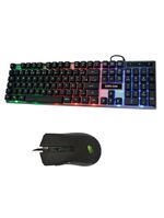 Combo gamer teclado e mouse horus tm305 - 2400dpi cores diversas