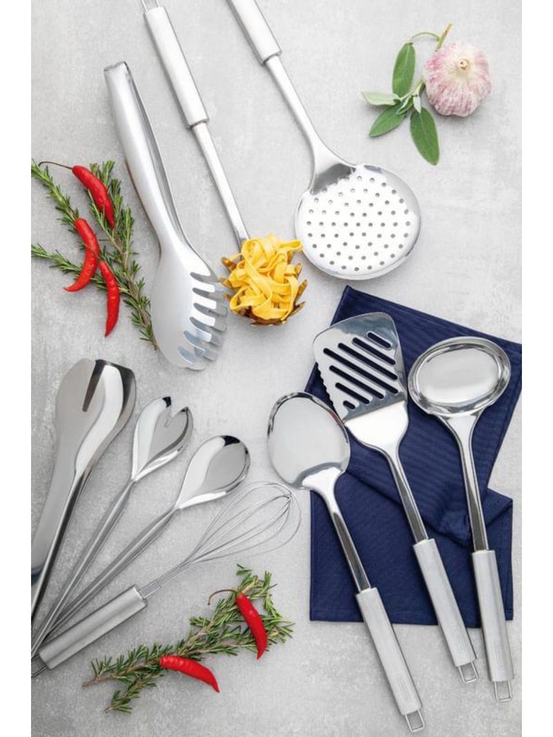 Colher aço inox para massa linmarffim tramontina