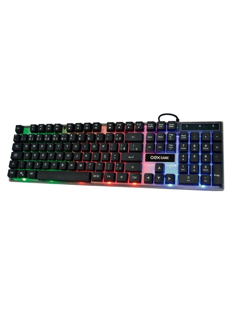 Combo gamer teclado, headset, mouse e mousepad argos tm304
