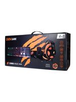 Combo gamer teclado, headset, mouse e mousepad argos tm304