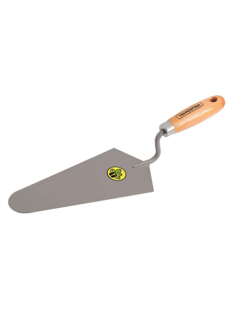 Colher de pedreiro 9  cabo madeira tramontina