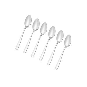 Conjunto colheres chá tramontina amazonas inox 6 peças