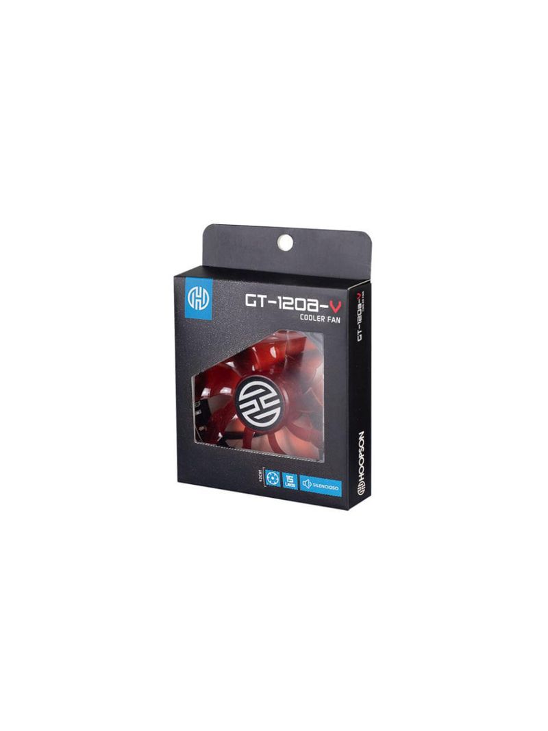 Cooler hoopson cl-120 led vermelho